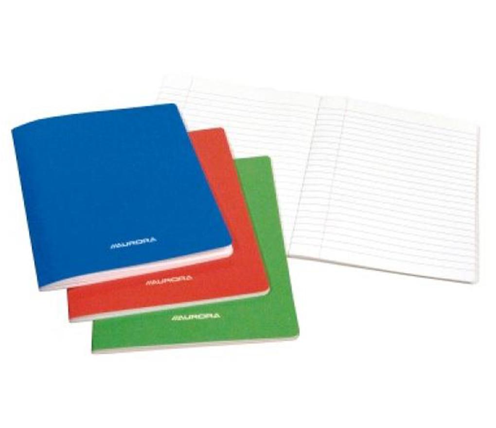 Schrift Aurora 165 x 210 80 g 36 blad gelijnd plastic kaft - Per stuk
