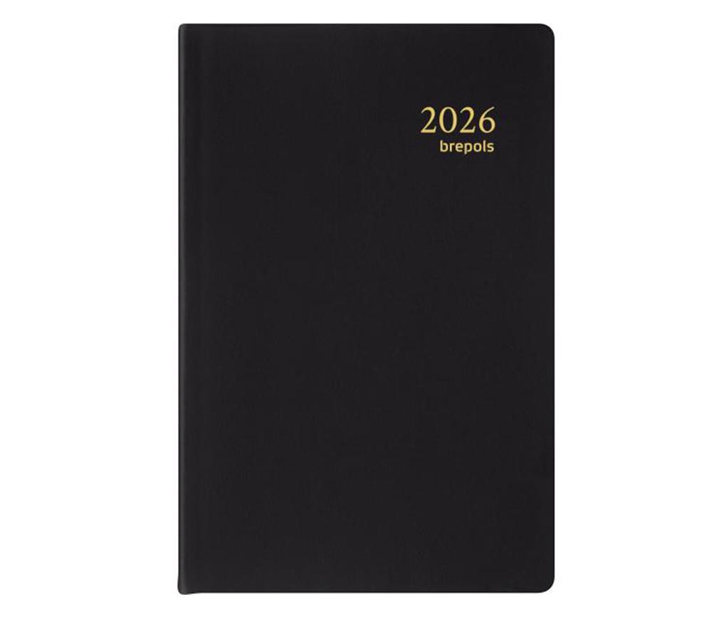 Zakagenda Delta [834] 81 x 120 mm 6T 7D/2P Seta zwart - Per stuk