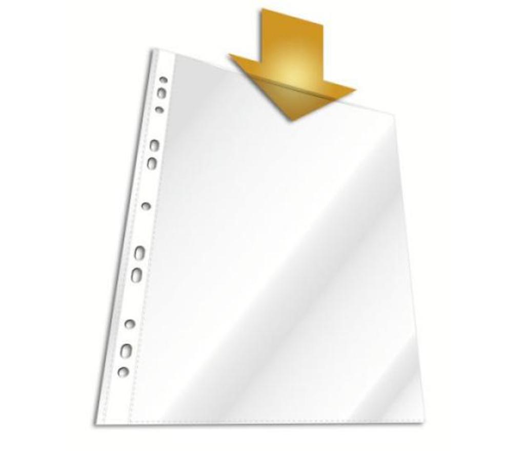 Pochetten A4 11 perforaties PPL 60 micron glashelder pak/100 - Per pak
