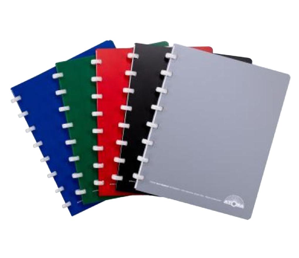 Atomaschrift PP Eco A5 165 x 210 72 blad assorti commercieel geruit 4 x 8 mm - Per stuk