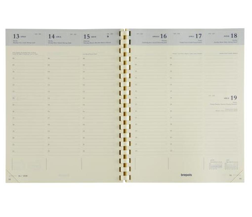Recharge pour agenda Timing [136] 172 x 220 mm 6L 7J/2P - Par pièce