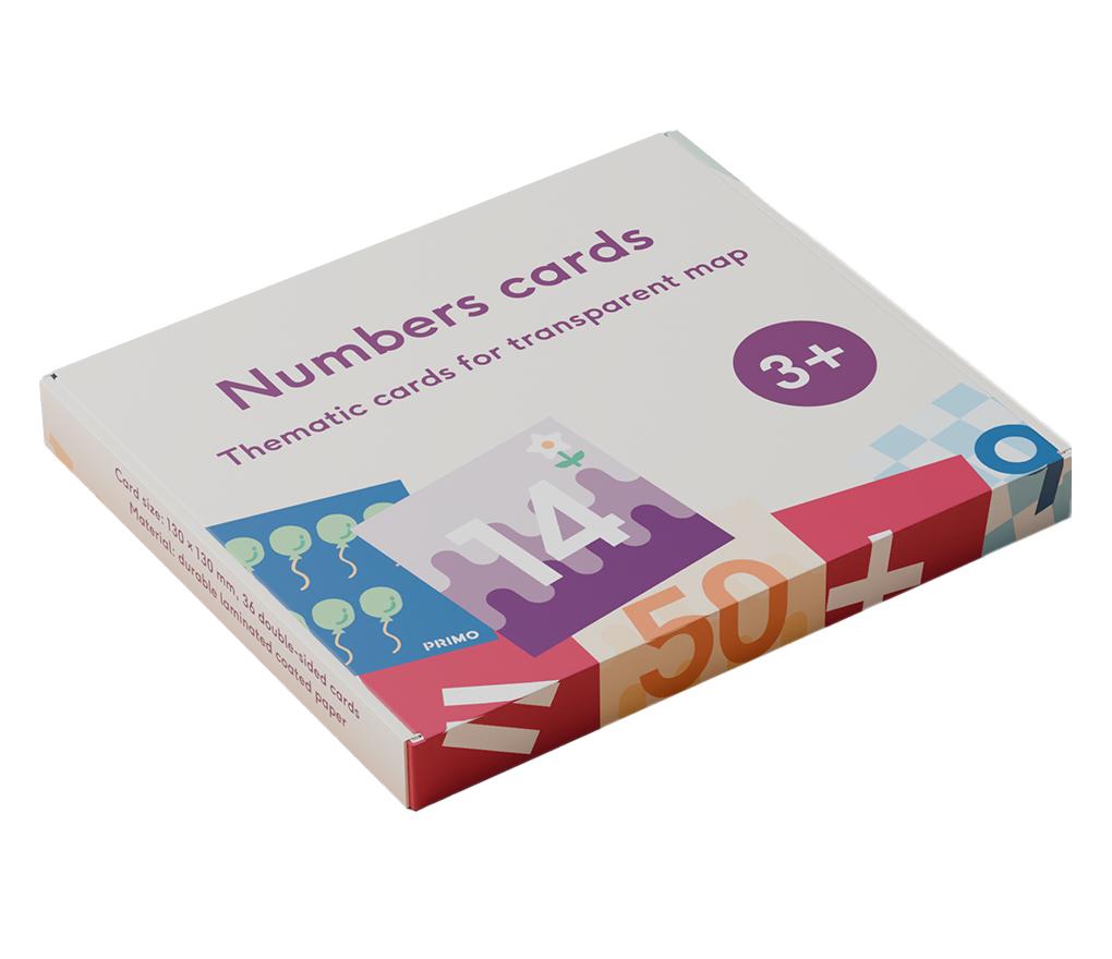 Kaarten - Cubetto themakaarten cijfers - per set