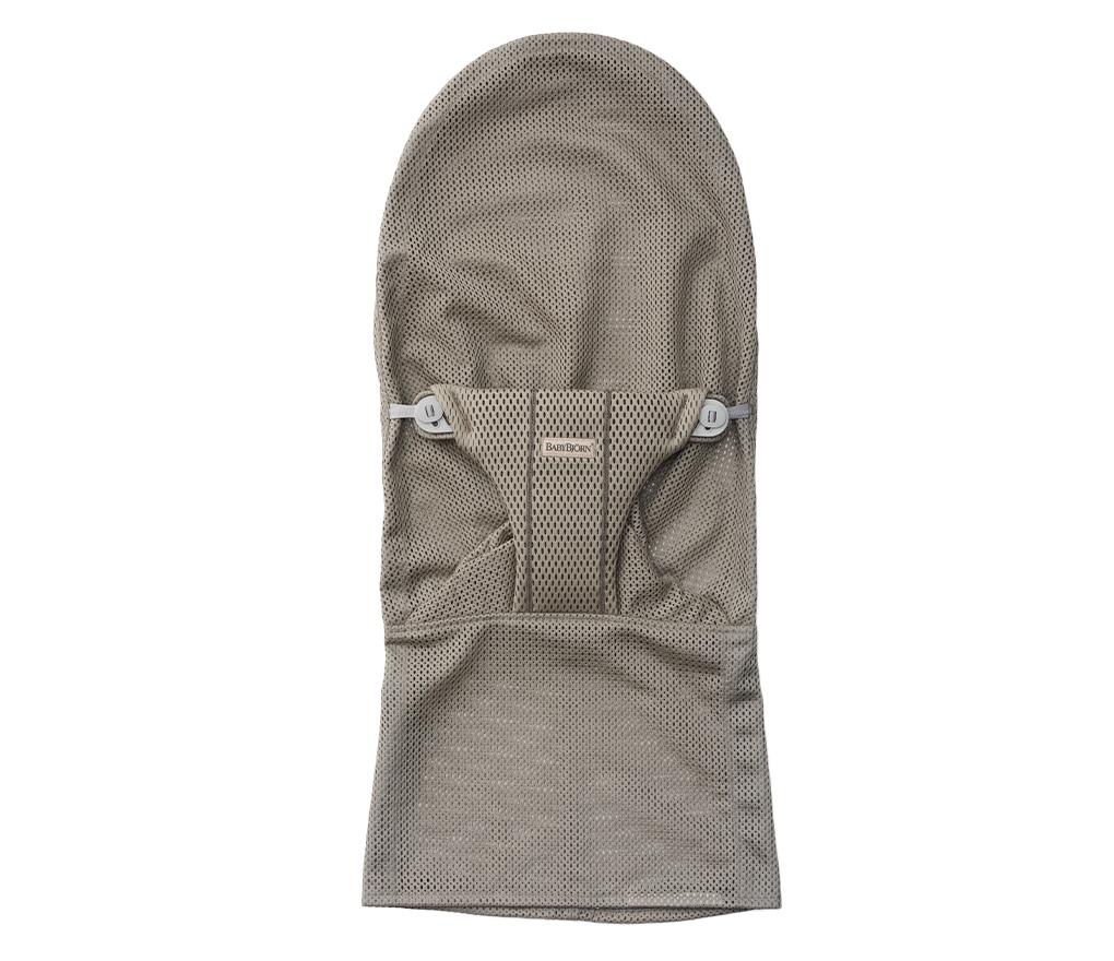 Textiel - Babybjörn - relaxovertrek - mesh grijs beige - per stuk