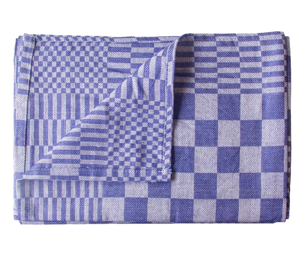 Textiel - handdoek - keukenhanddoek -  blauw - set van 6