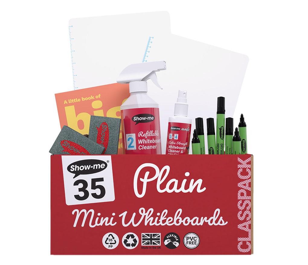 Leien - Show-me - wit - blanco - A4 - Klaspak