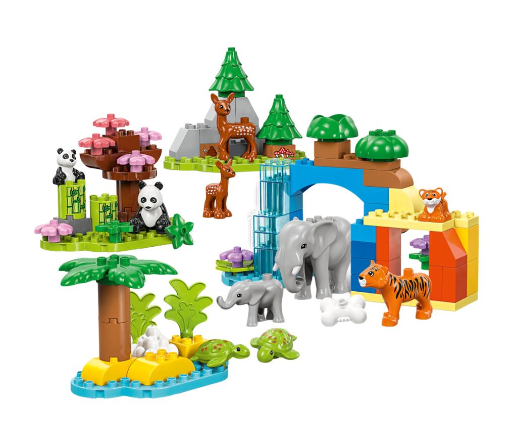 LEGO® DUPLO - wilde dieren families - set van 92 assorti