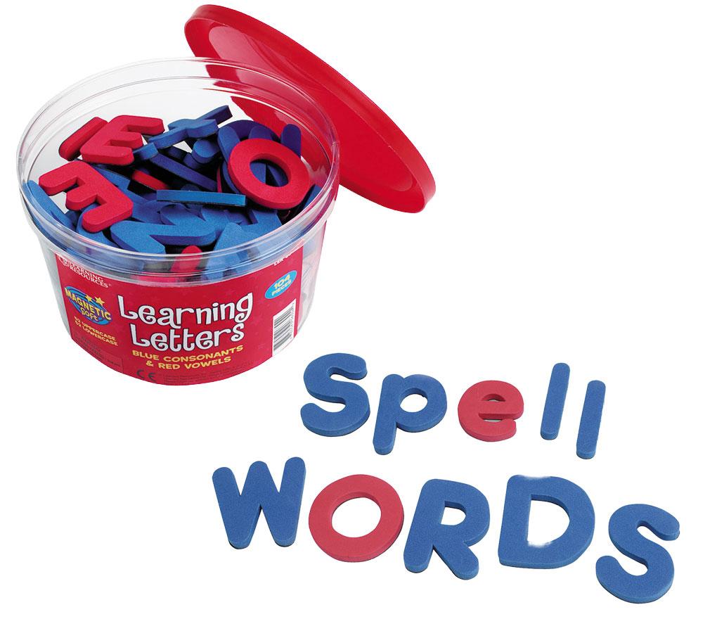 Lettres minuscules et majuscules - Learning Resources - mousse - magnétique - set de 104 assorti