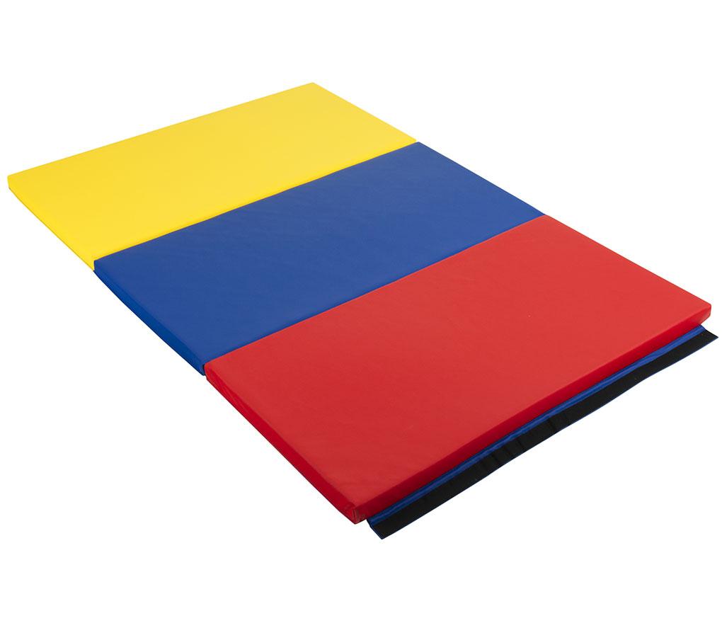 Tapis de gymnastique - pliable - 240 x 120 cm - la pièce