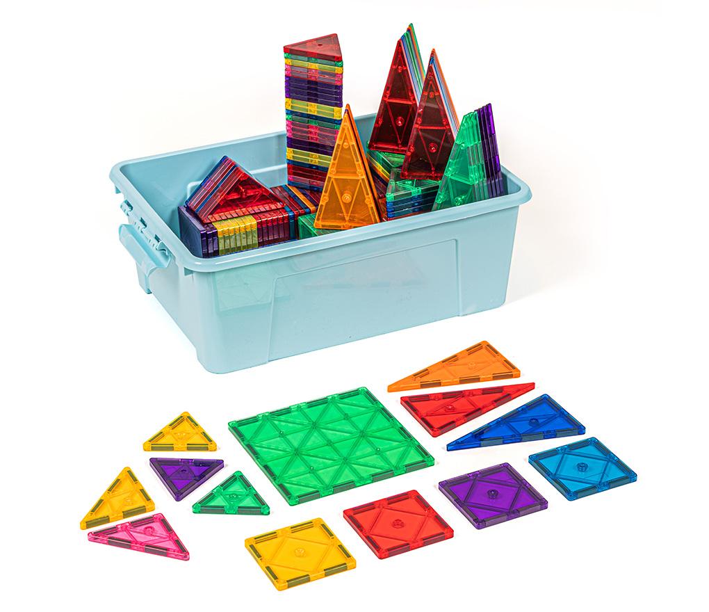 Bouwblokken - MagGenius 200 - magnetisch - set van 200 assorti