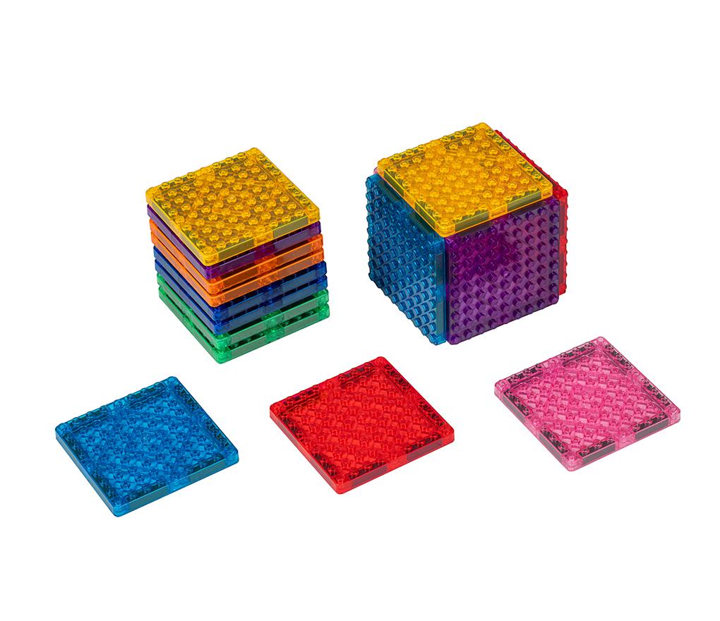 Bouwblokken - MagGenius Bricks - magnetisch - set van 16 assorti