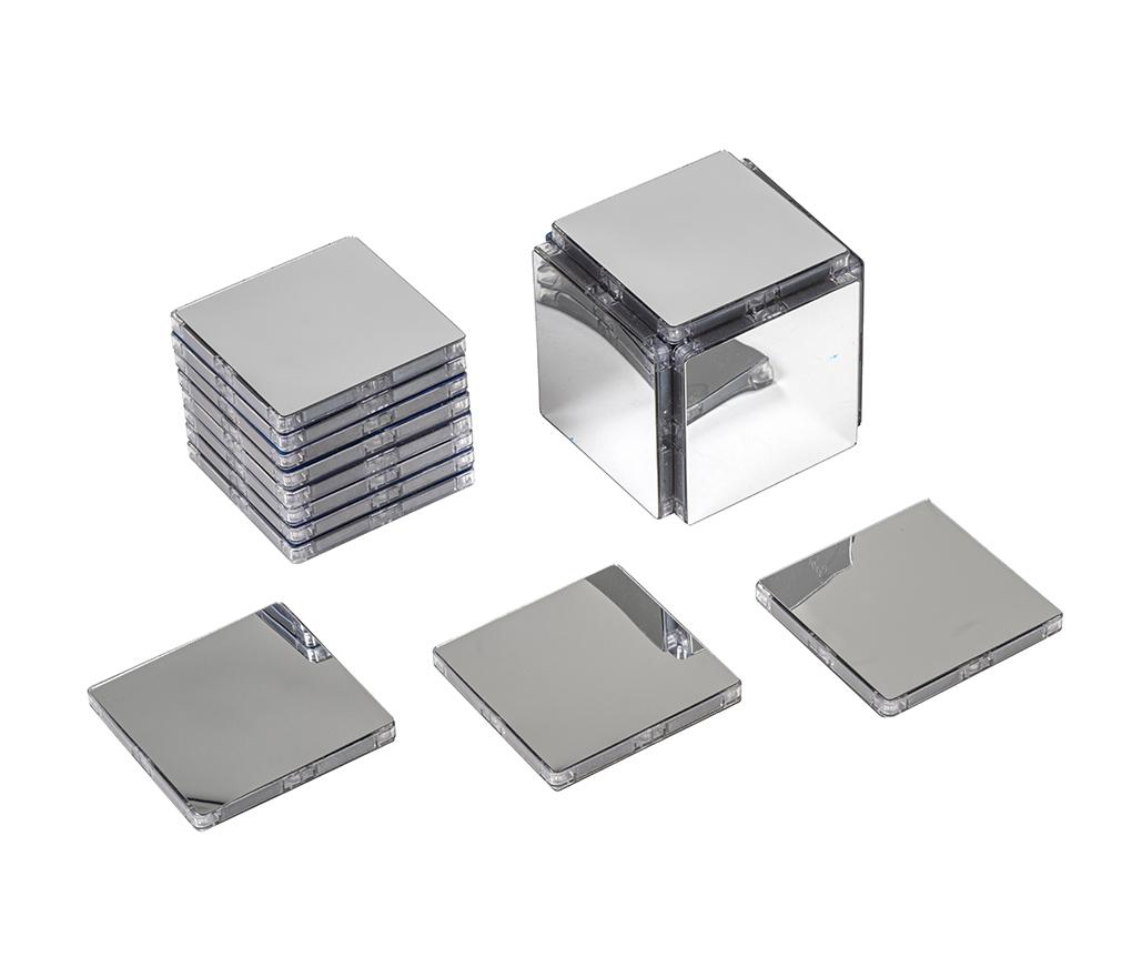 Bouwblokken - MagGenius - spiegel - magnetisch - set van 16