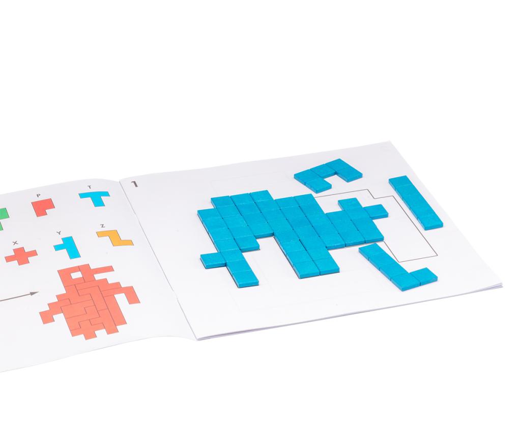 Cartes de mission - pentominos - set de 20 assorti