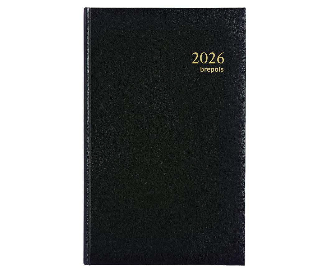 Agenda de bureau Brefix [016] 113 x 182 mm 6L 1J/1P Lima noir - Par pièce