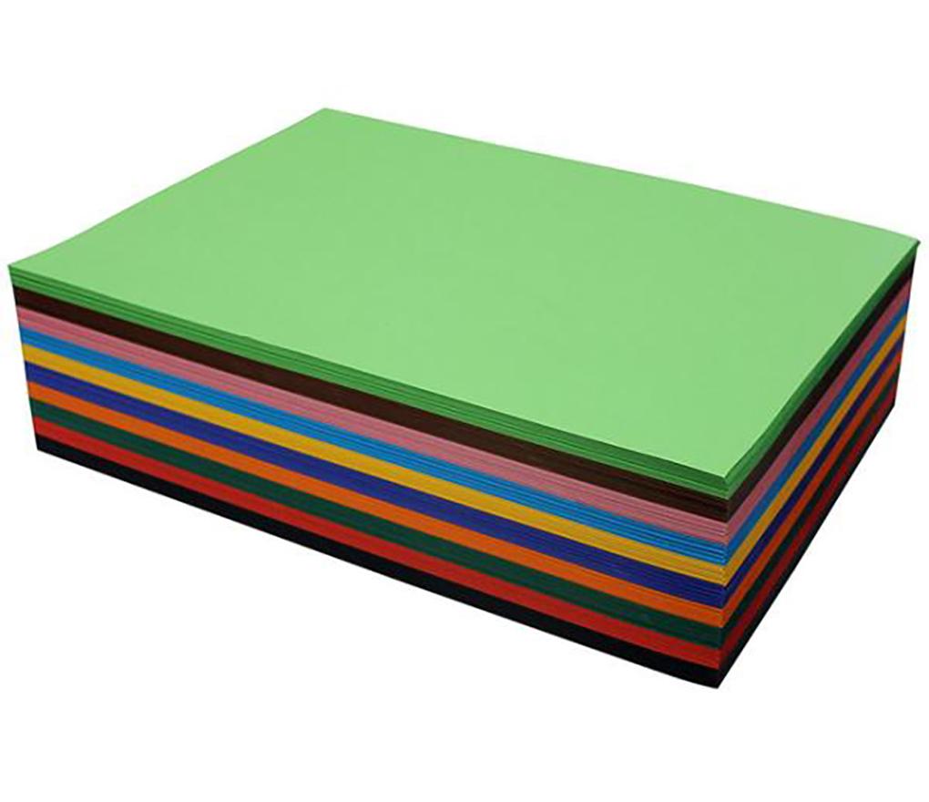 Tekenpapier 297 x 420 mm A3 125 g 10 kleuren assorti vel/250 - riem