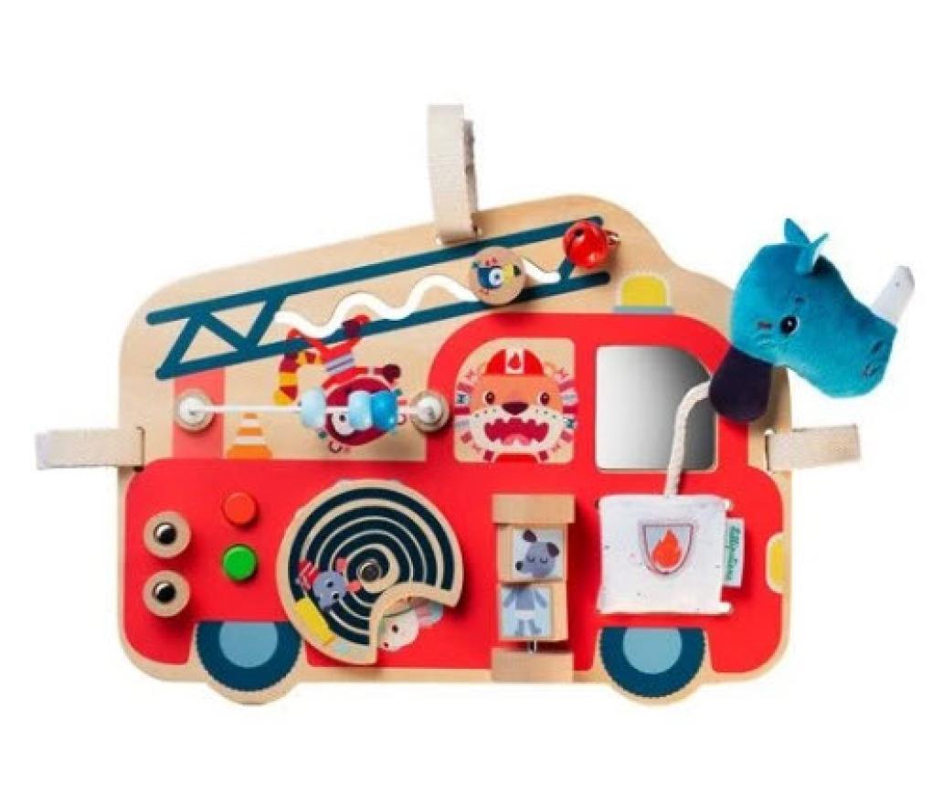 Activiteitenpaneel - Lilliputiens - brandweerwagen - per stuk