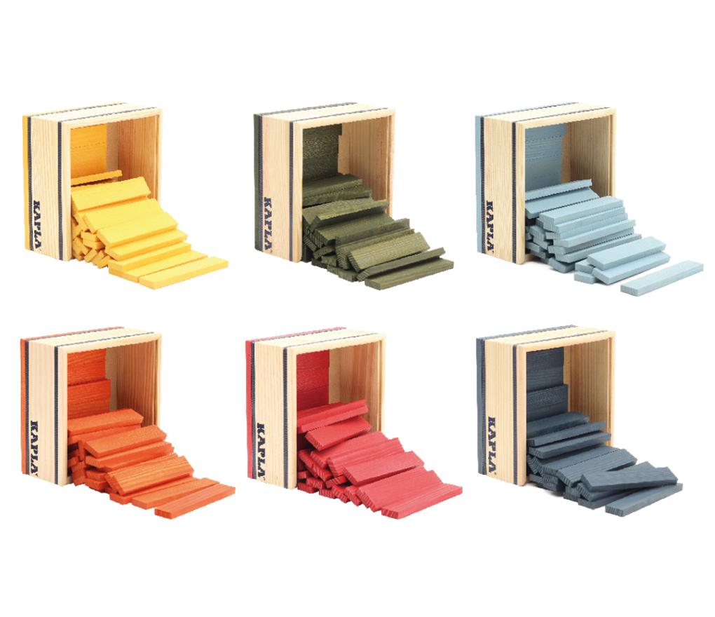 Bouwblokken - Kapla Colour - gekleurd - set van 240 assorti