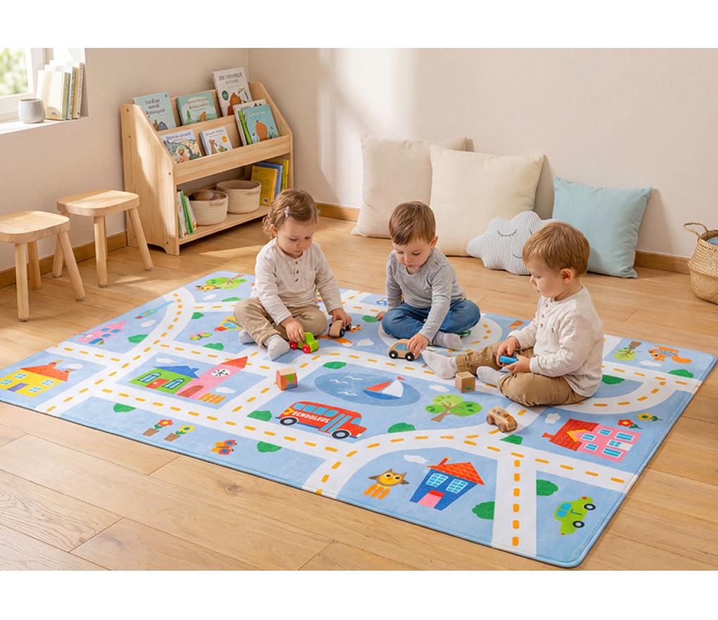 Matten - speelmat - stratentapijt - 130 x 180 cm - per stuk