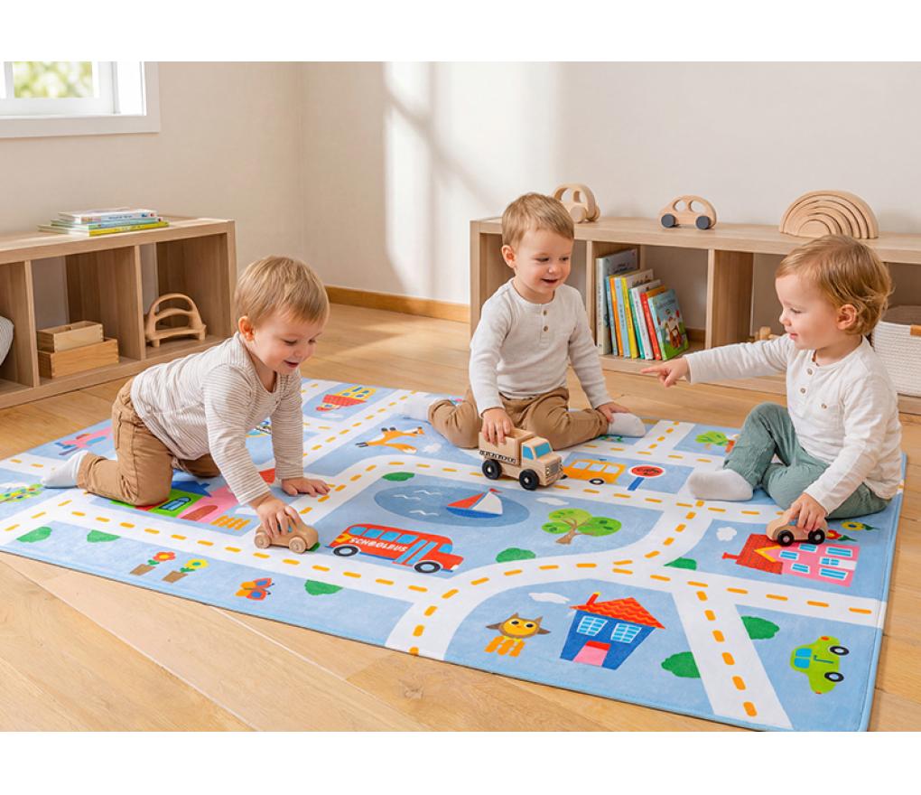 Matten - speelmat - stratentapijt - 130 x 180 cm - per stuk