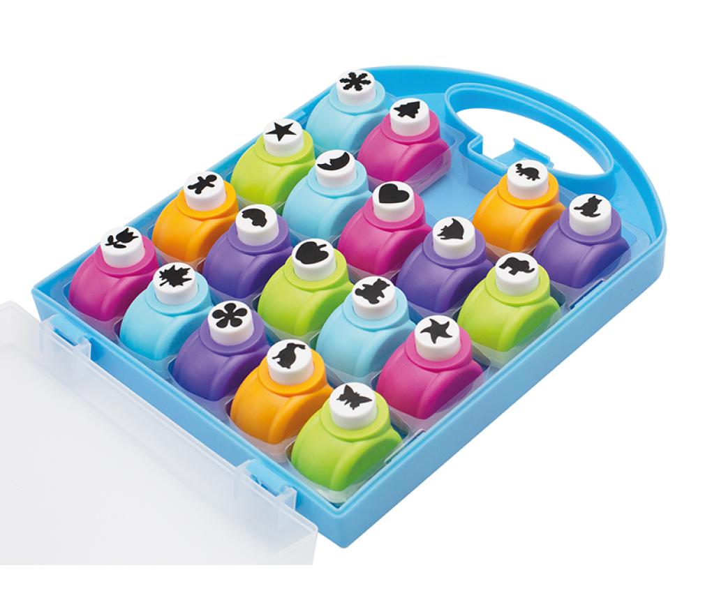 Ponsen - figuurpons - basisset ø 15mm - set van 19 assorti