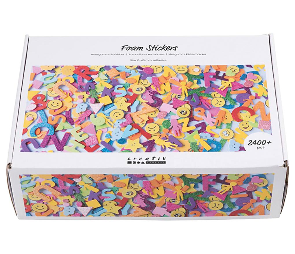 Stickers - foam - megapack - set van 2640 assorti