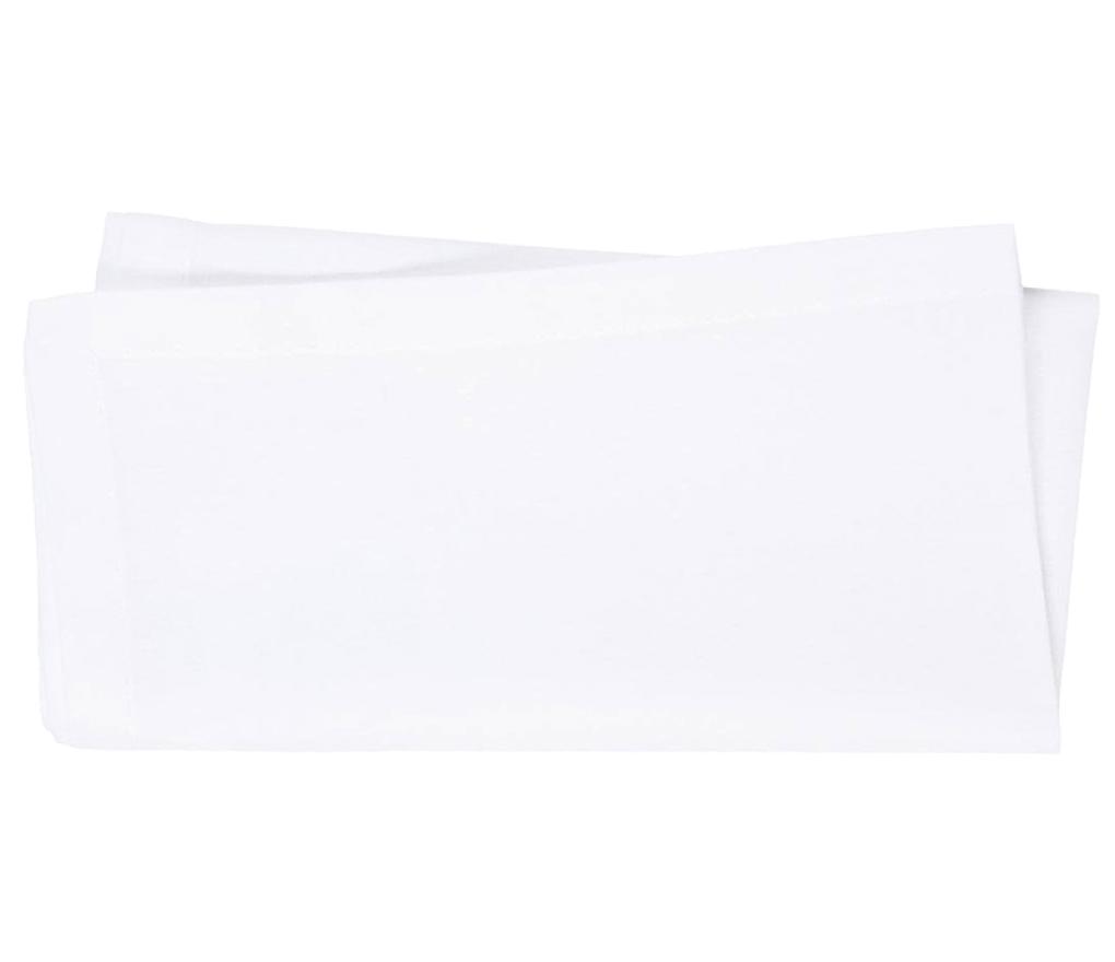 servetten - textiel - wit - set van 12