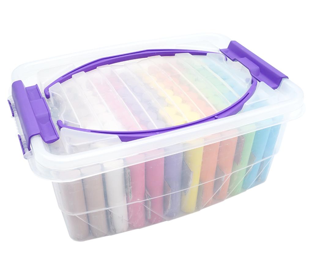 Krijt - stoepkrijt - reuzenemmer - set van 100 assorti