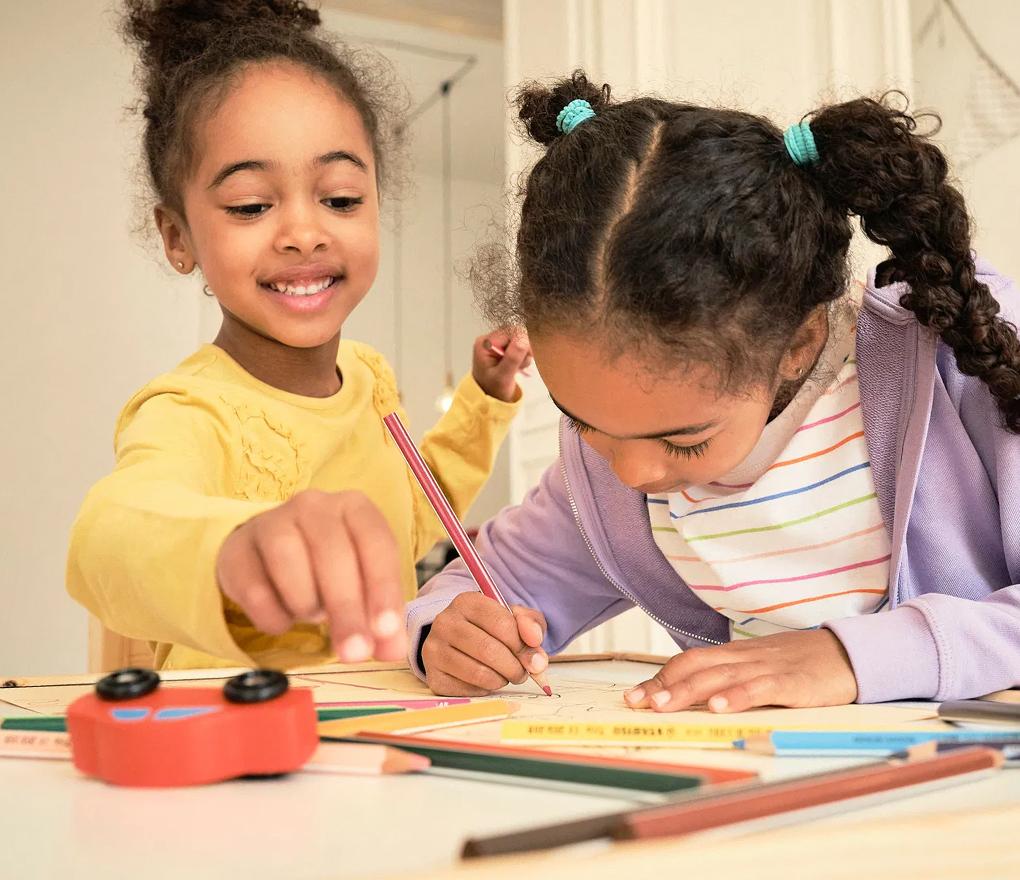 Potloden - kleurpotloden - Stabilo Trio Thick - driehoekig - dik - etui - set van 12 assorti