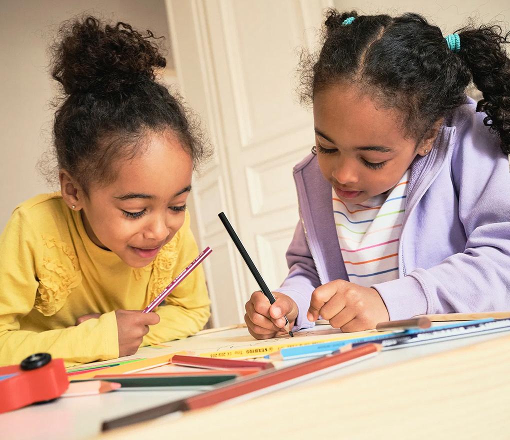 Potloden - kleurpotloden - Stabilo Trio Thick - driehoekig - dik - kist - voordeelpakket - set van 96 assorti