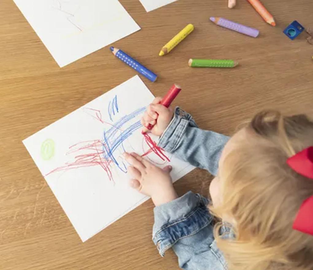 Potloden - waspotloden - Faber Castell - Grippy - 3 in 1 -  set van 10 assorti