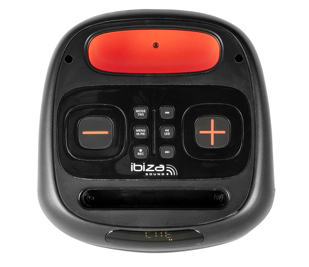 Muziekinstallatie - bluetooth speaker - Ibiza CUBE180 - per stuk