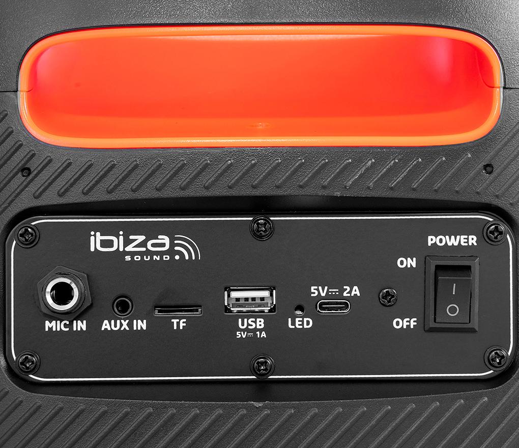 Muziekinstallatie - bluetooth speaker - Ibiza CUBE180 - per stuk