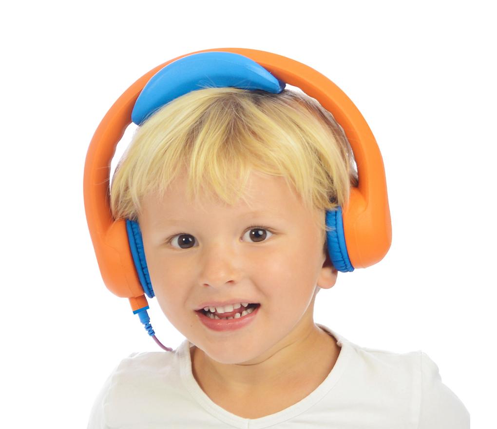 Hoofdtelefoon - Safe 'n Sound 6 Pack - KidsCover - blauw & oranje - set van 6