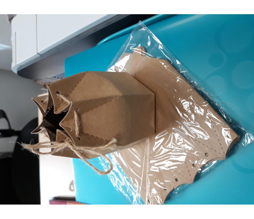 Kartonnen geschenkdoosjes om te decoreren set/6 - Per pak