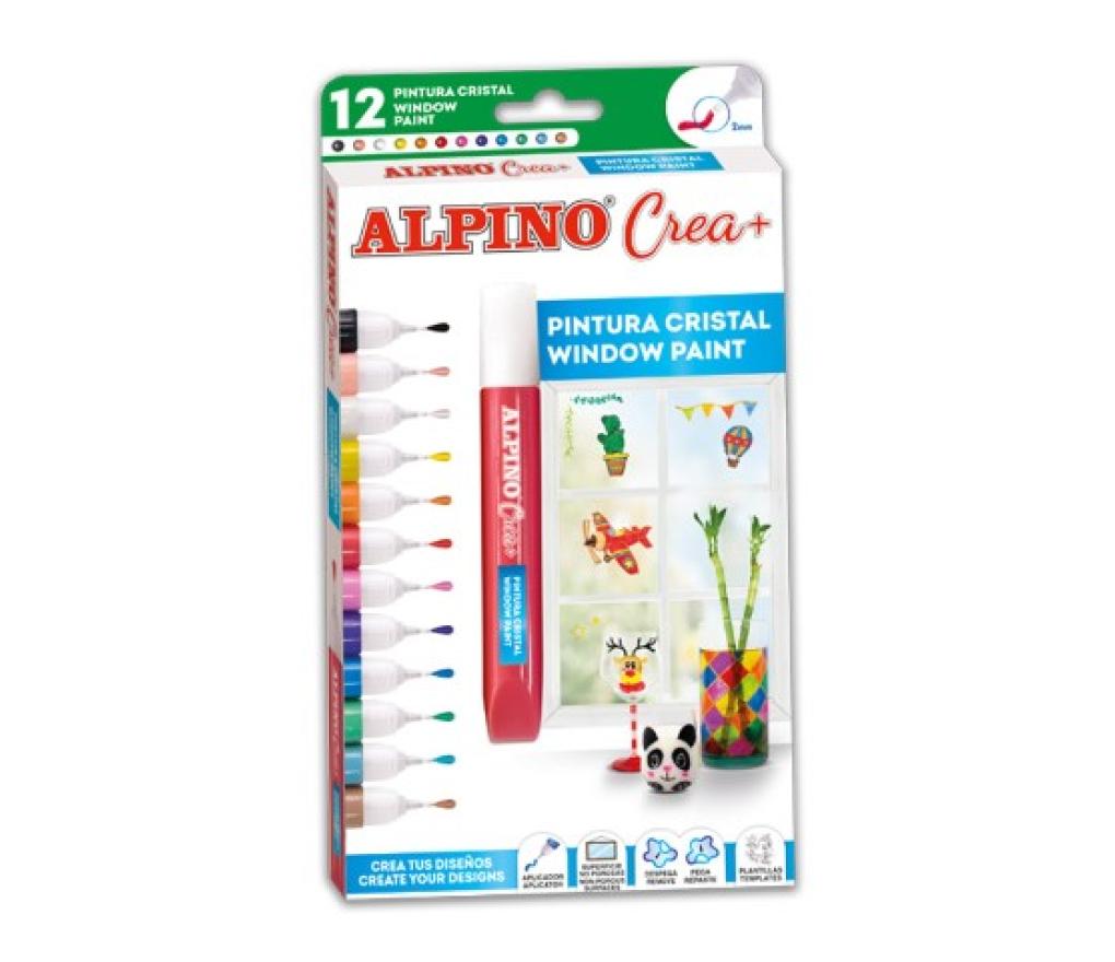 Stickerverf Alpino Window paint set/12 - Per stuk