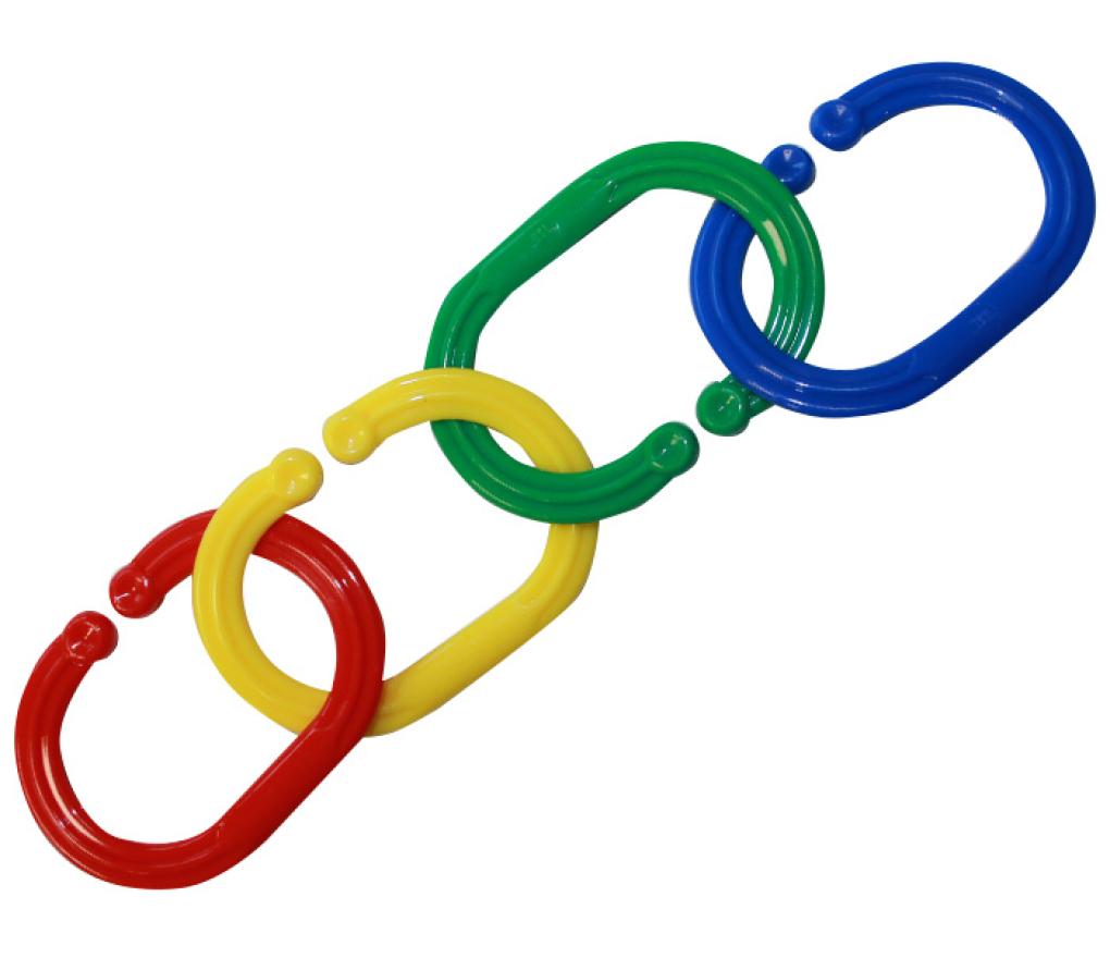 Maxi schakels van 7 cm in 4 kleuren pak/180 - Per stuk
