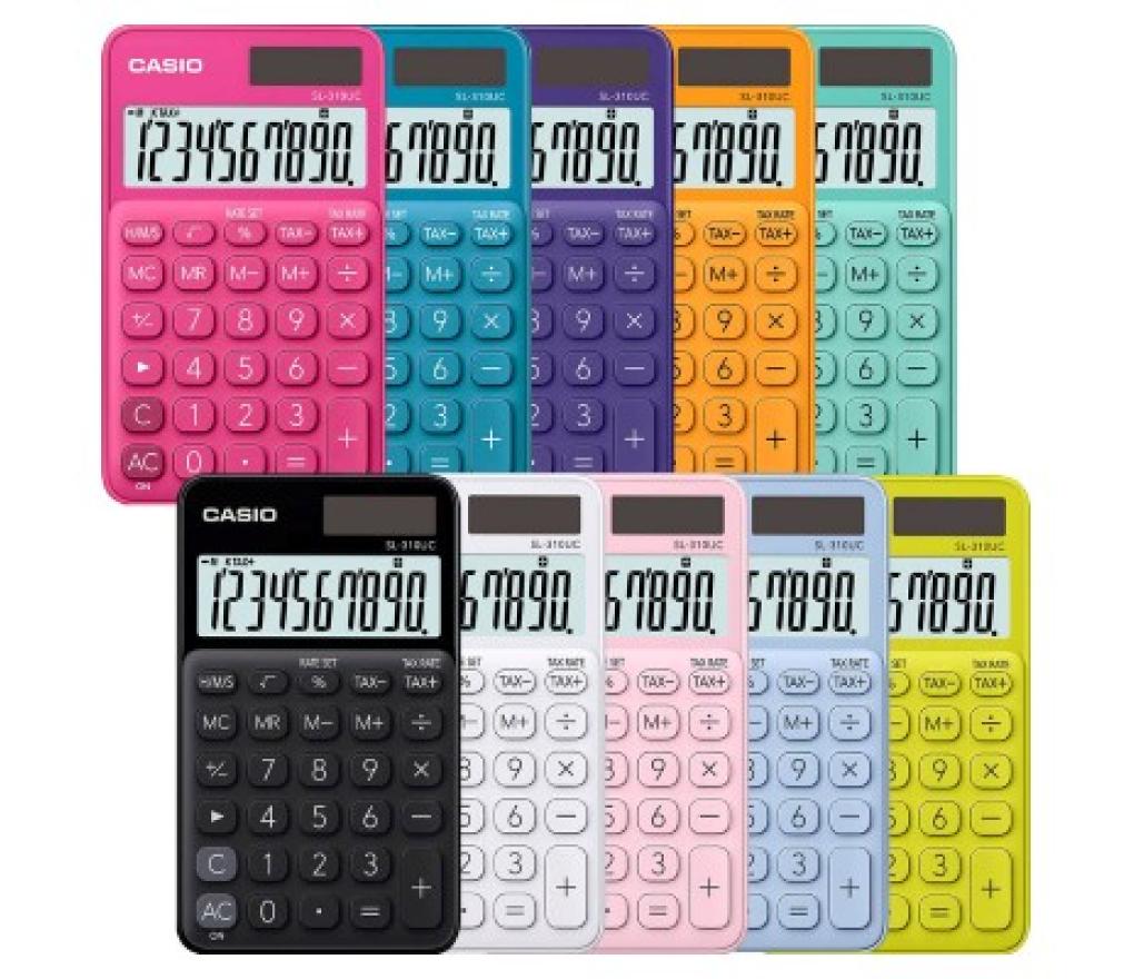 Zakrekenmachine Casio SL-310UC blauw - Per stuk