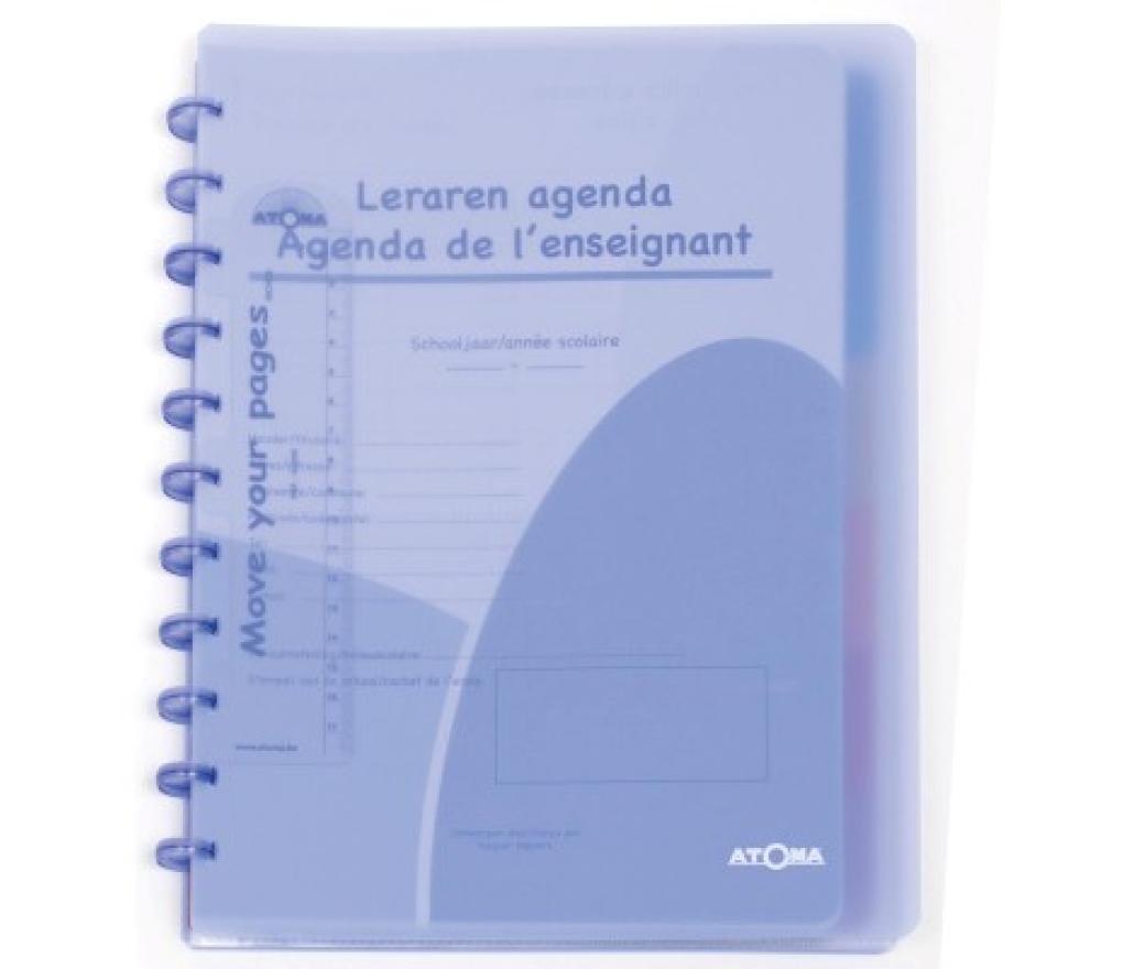 Lerarenagenda Atoma A4 Luxe met tabbladen en pochetten - Per stuk