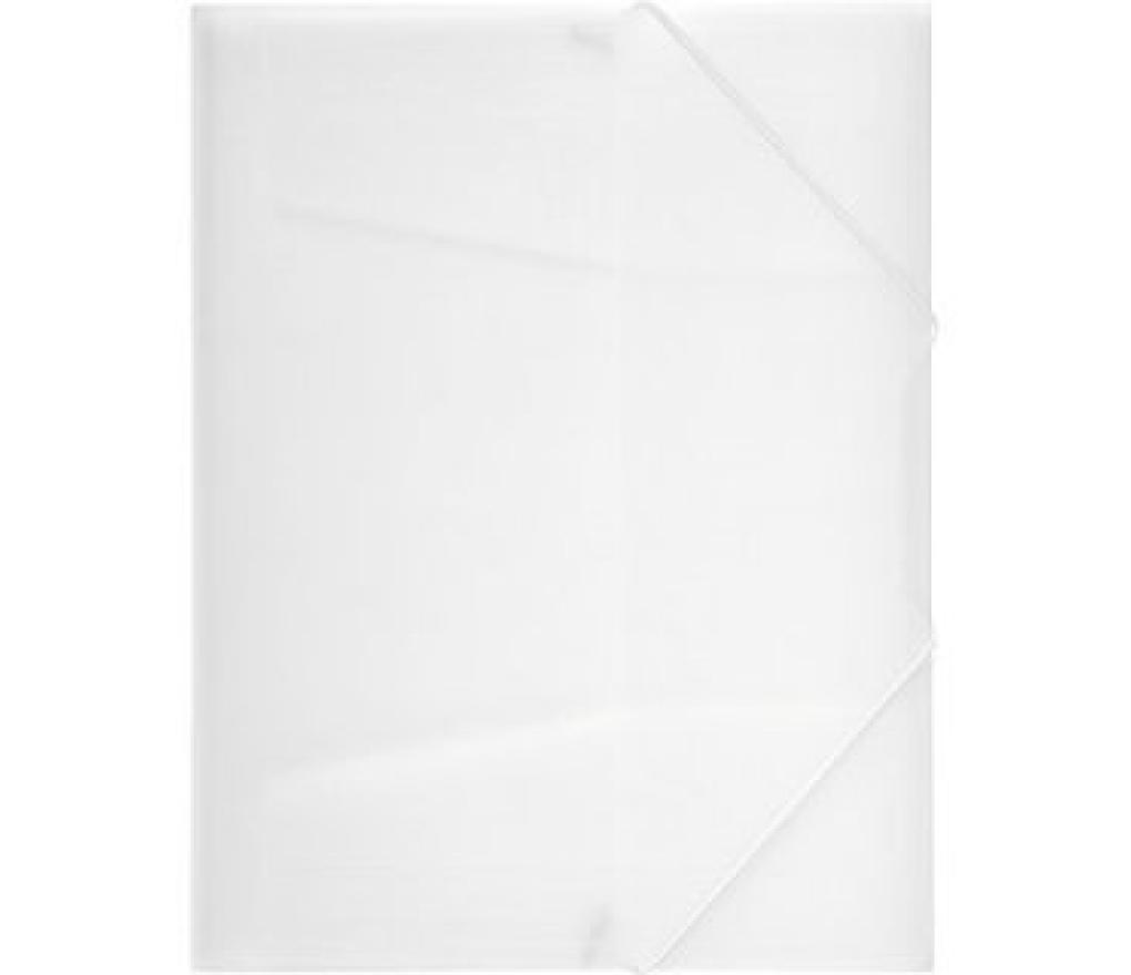 Elastomap 3 kleppen A4 plastic Pagna transparant - Per stuk