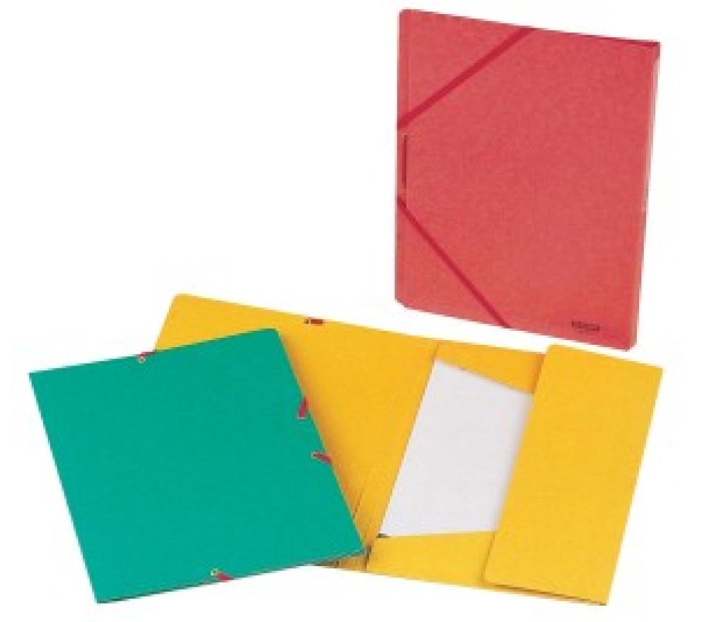 Elastomap 3 kleppen A5 Oxford Top File+ karton assorti - Per stuk