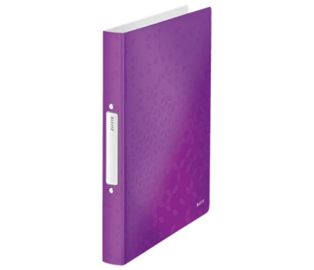 Ringmap 2 ringen PP Leitz 4257 WOW paars - Per stuk