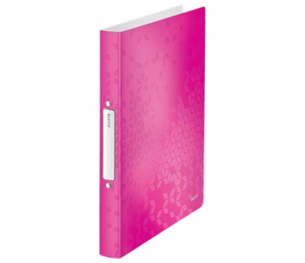 Ringmap 2 ringen PP Leitz 4257 WOW roze - Per stuk