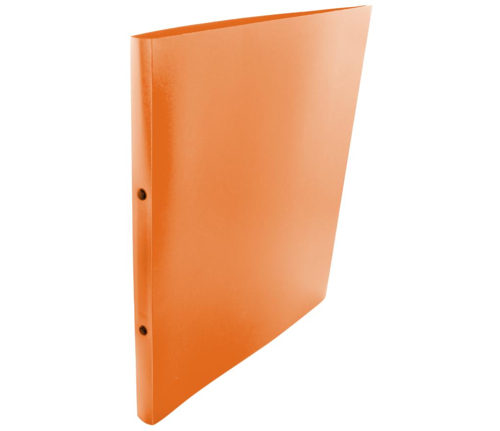 Ringmap A4 2 ringen 16 mm rug 2 cm polypropyleen oranje - Per stuk