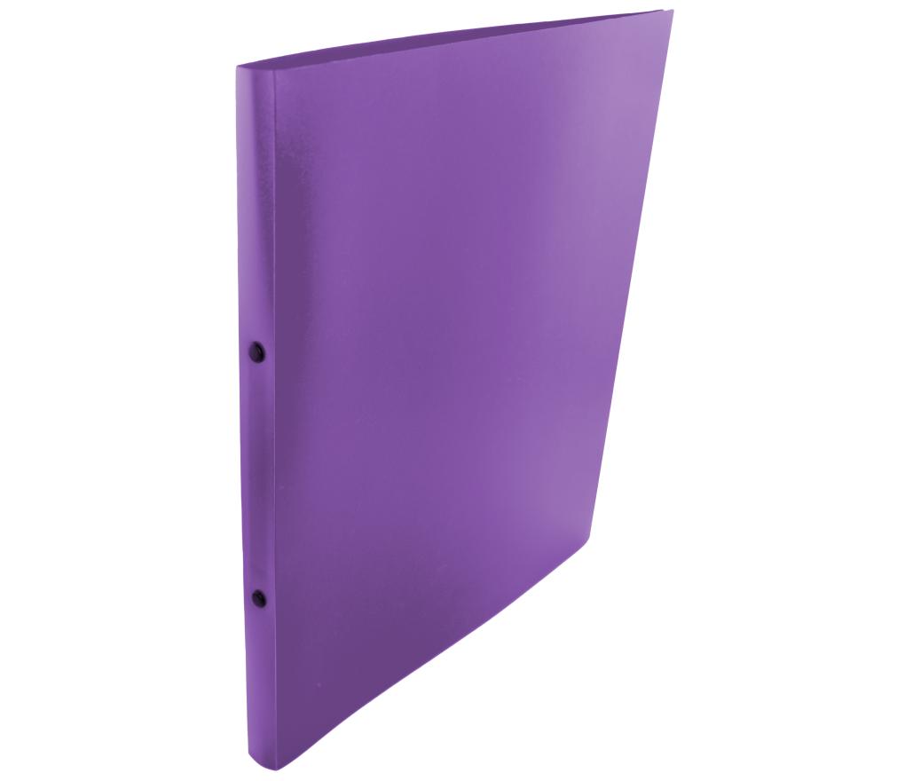 Ringmap A4 2 ringen 16 mm rug 2 cm polypropyleen violet - Per stuk
