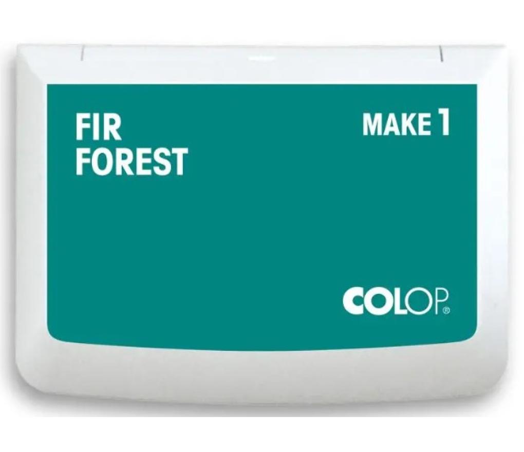 Stempelkussen Colop Make 1 9 x 5 cm waterbasis fir forest - Per stuk