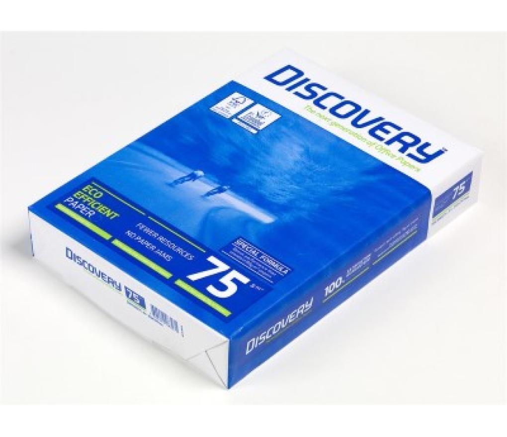 Kopieerpapier A4 75 g Discovery extra wit riem/500 - riem