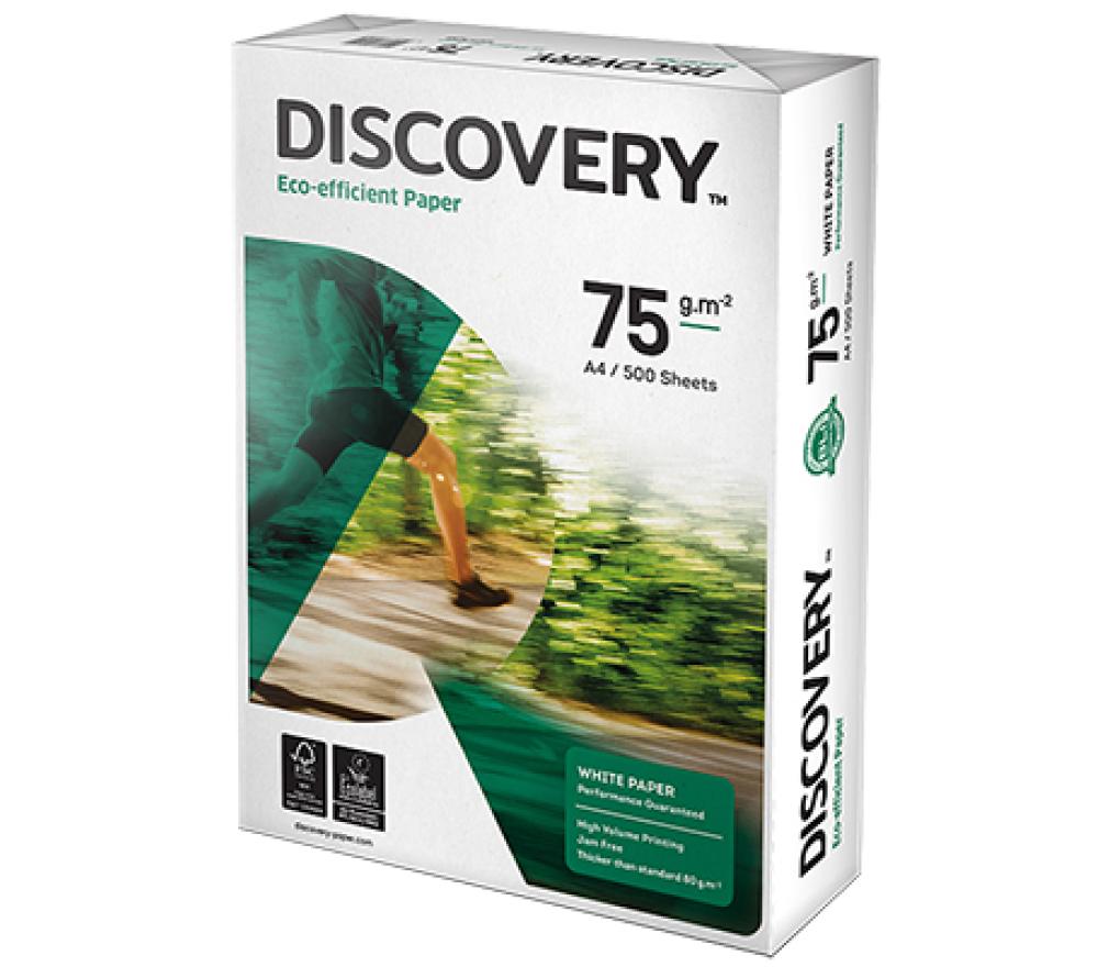 Kopieerpapier A4 75 g Discovery extra wit riem/500 - riem