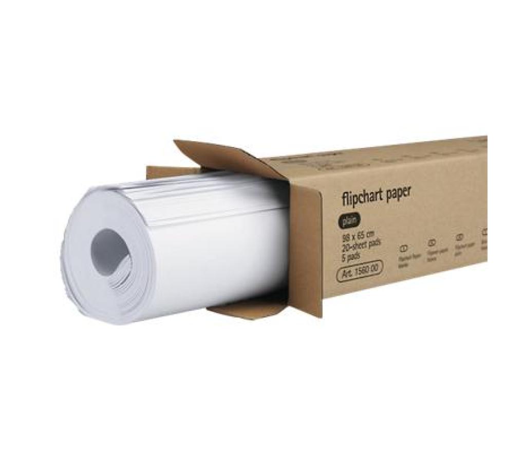 Blok voor flipover Lega 65 x 98 cm blanco vel/20 - Per pak