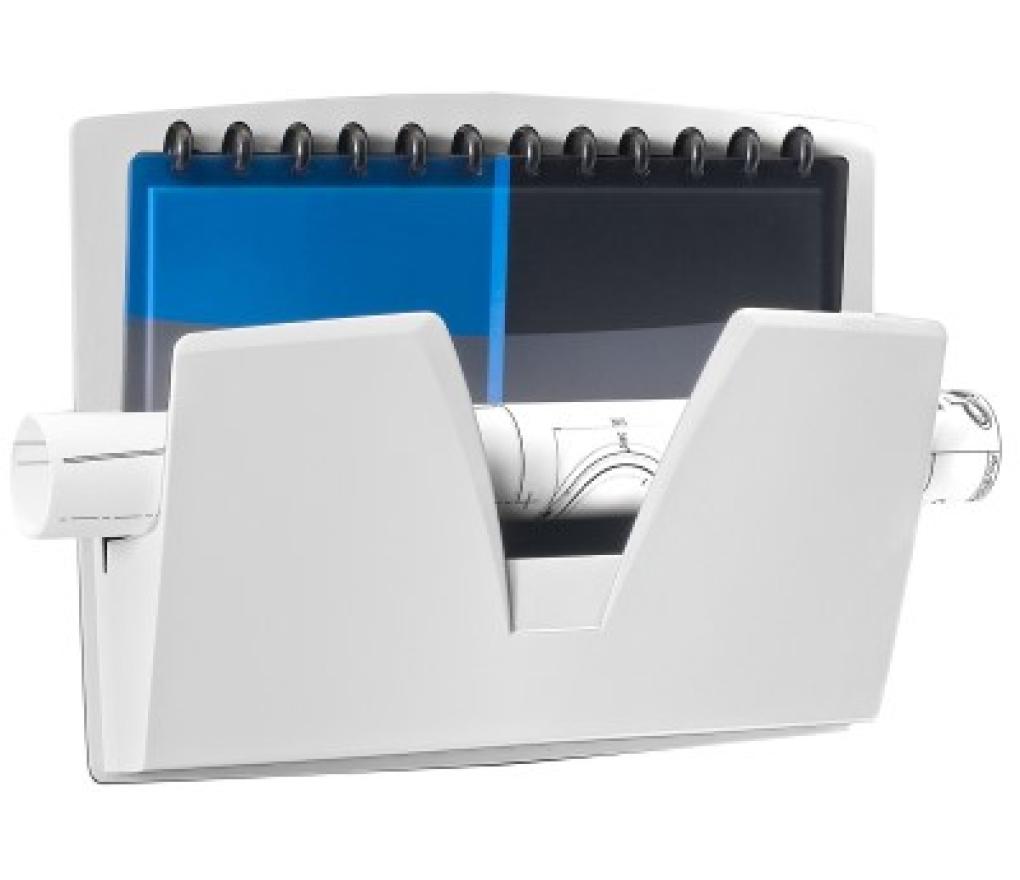 Folderhouder Cep magnetisch lichtgrijs - Per stuk