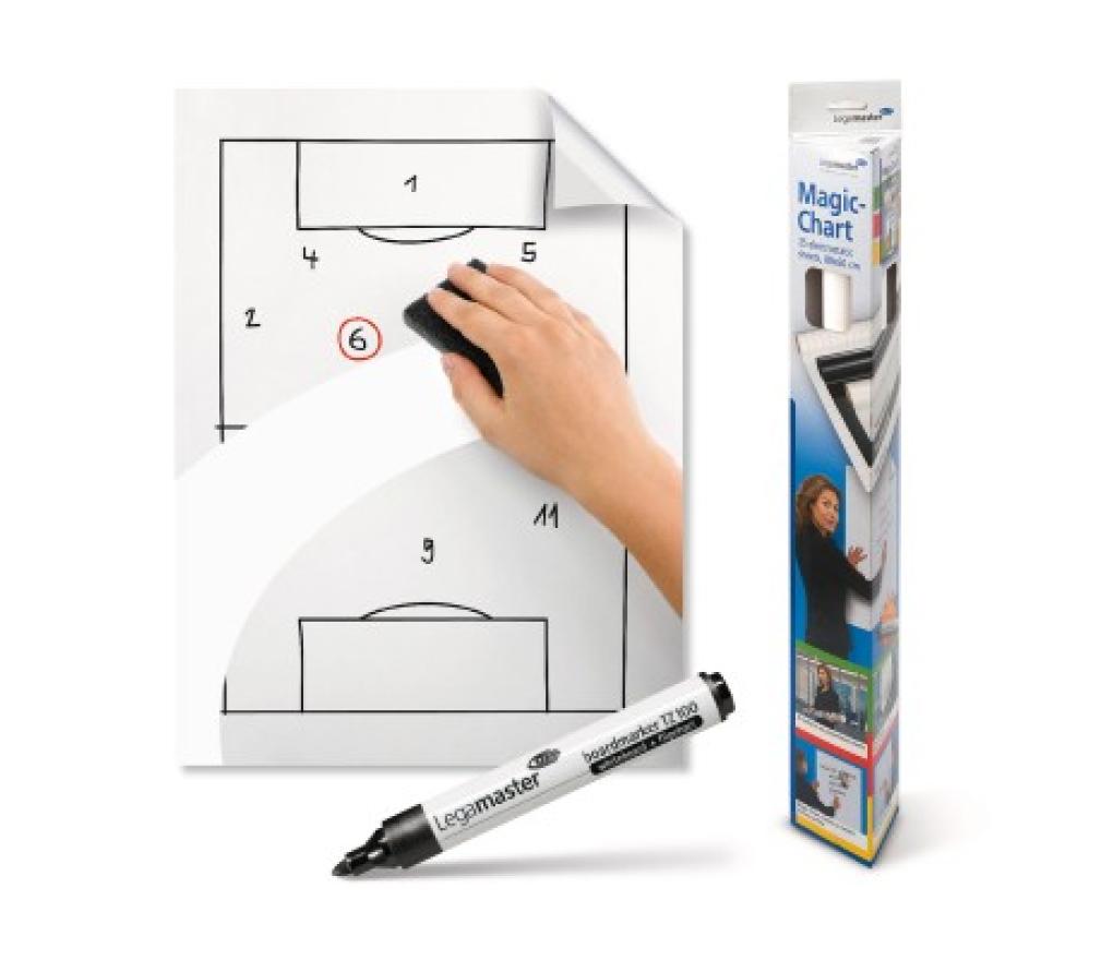 Magic chart Legamaster whiteboard folie 60 x 80 cm vel/25 - Per stuk