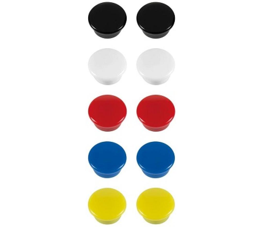 Magneet 15 mm diameter assorti blister/10 - Per pak